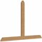 Ekena Millwork Portland Timber Gable Bracket, Western Red Cedar, 96"W x 64"H x 3 1/2"D x 5 1/2"F, 16/12 Pitch GBW096X64X0406POR00SWR - alternate 5